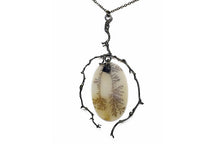  Oval Branch Agate Pendant